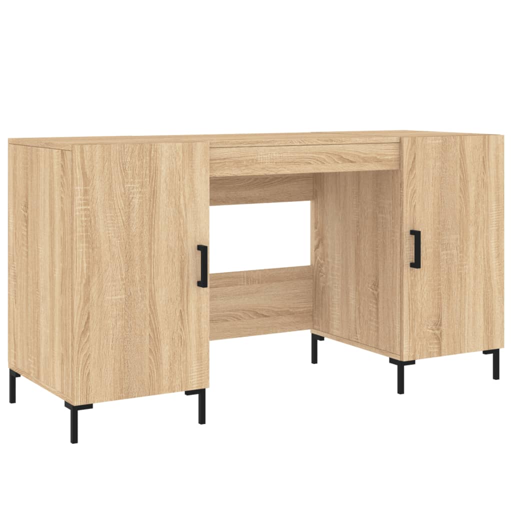 Radni stol boja hrasta sonome 140x50x75 cm konstruirano drvo
