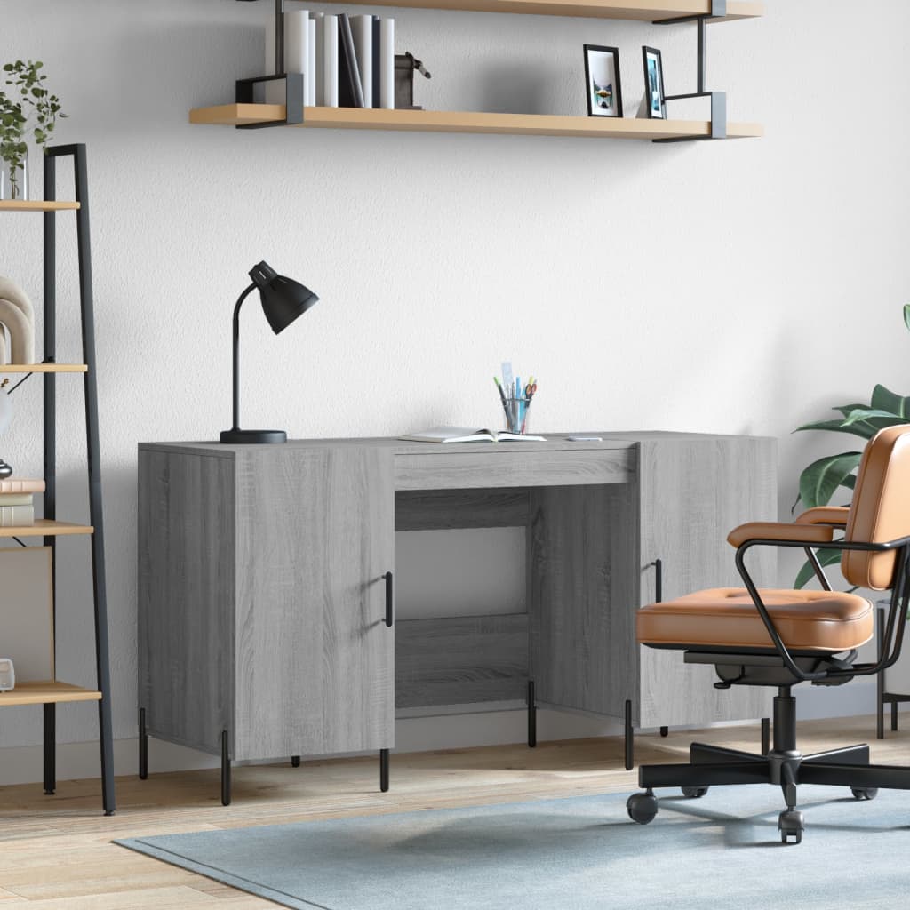 Radni stol boja hrasta sonome 140x50x75 cm konstruirano drvo