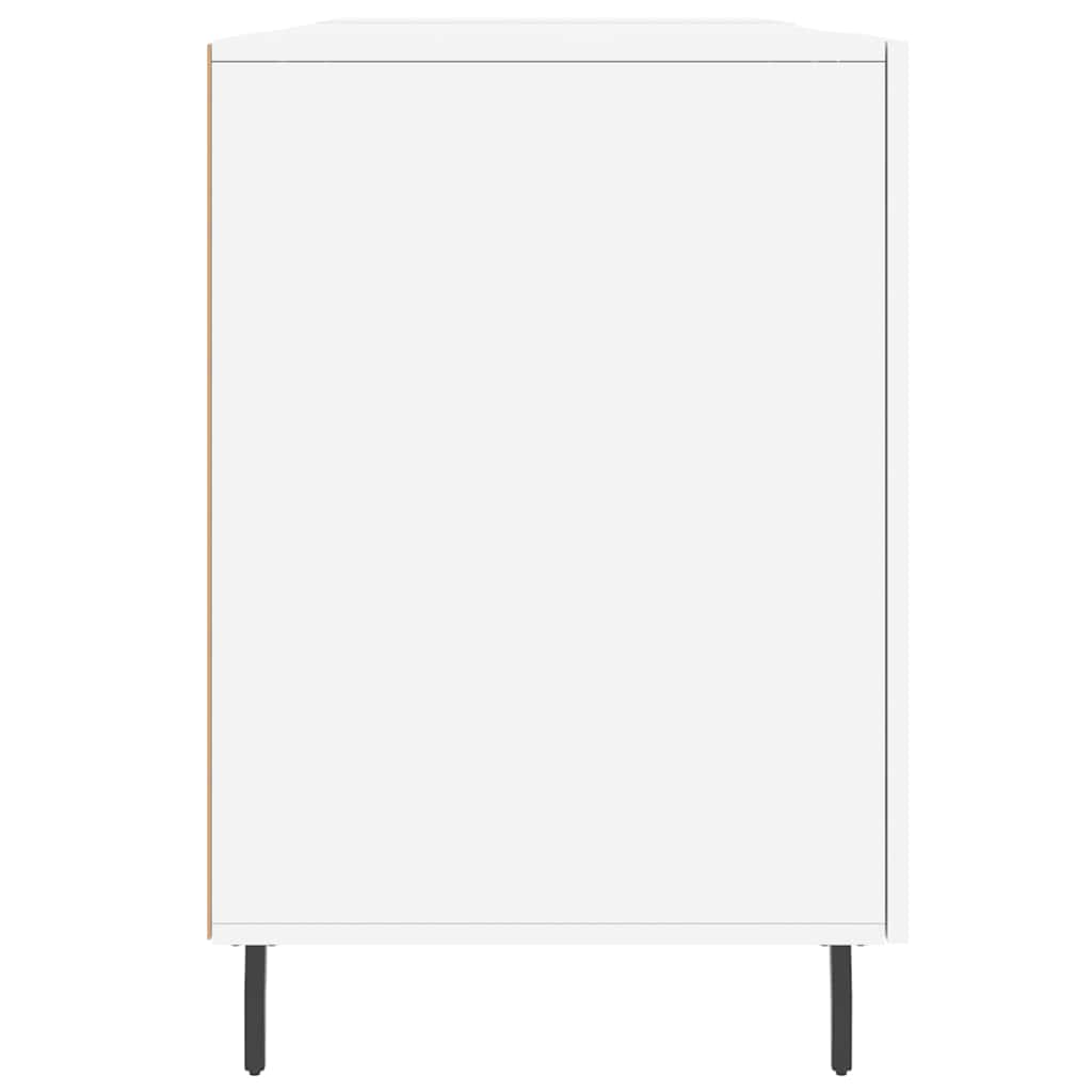 Radni stol bijeli 140 x 50 x 75 cm od konstruiranog drva