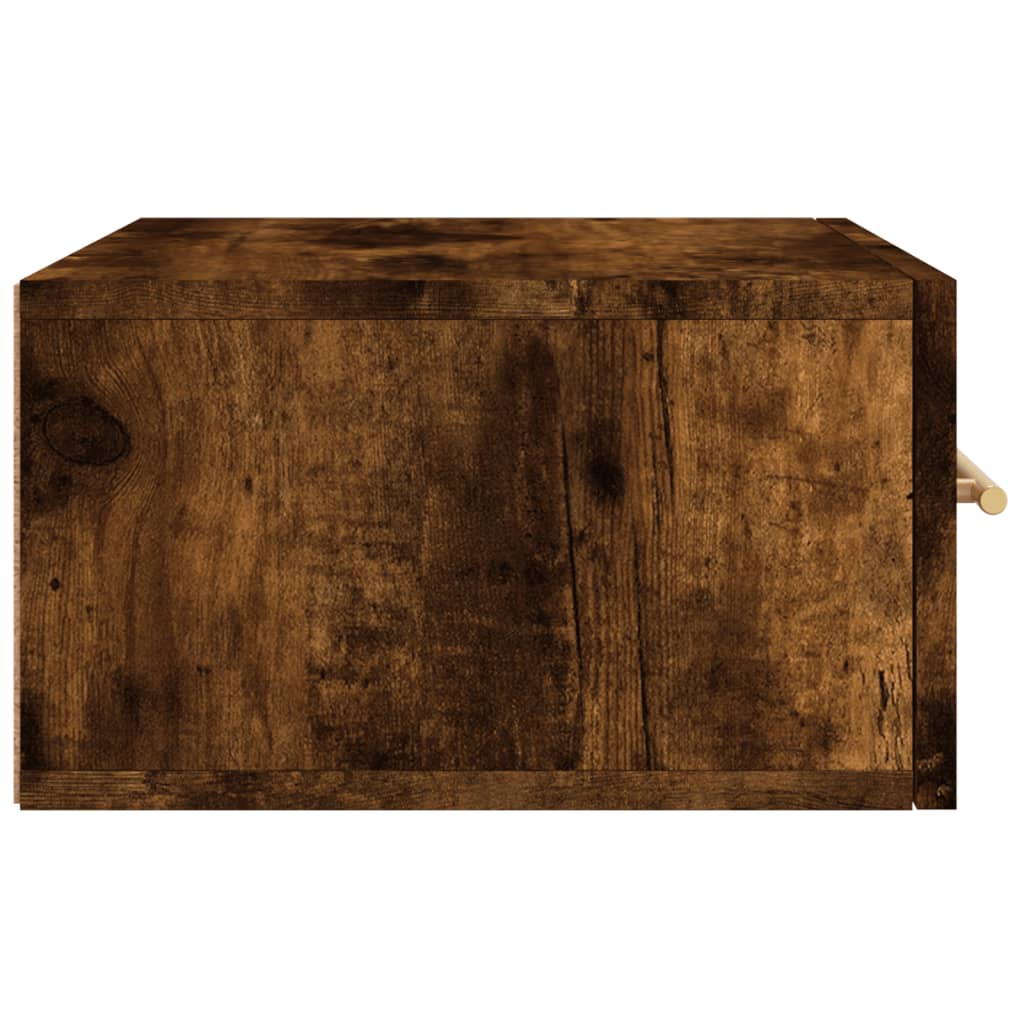 Zidni noćni ormarić boja dimljenog hrasta 35x35x20 cm