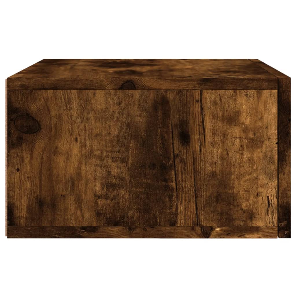 Zidni noćni ormarić boja dimljenog hrasta 35x35x20 cm