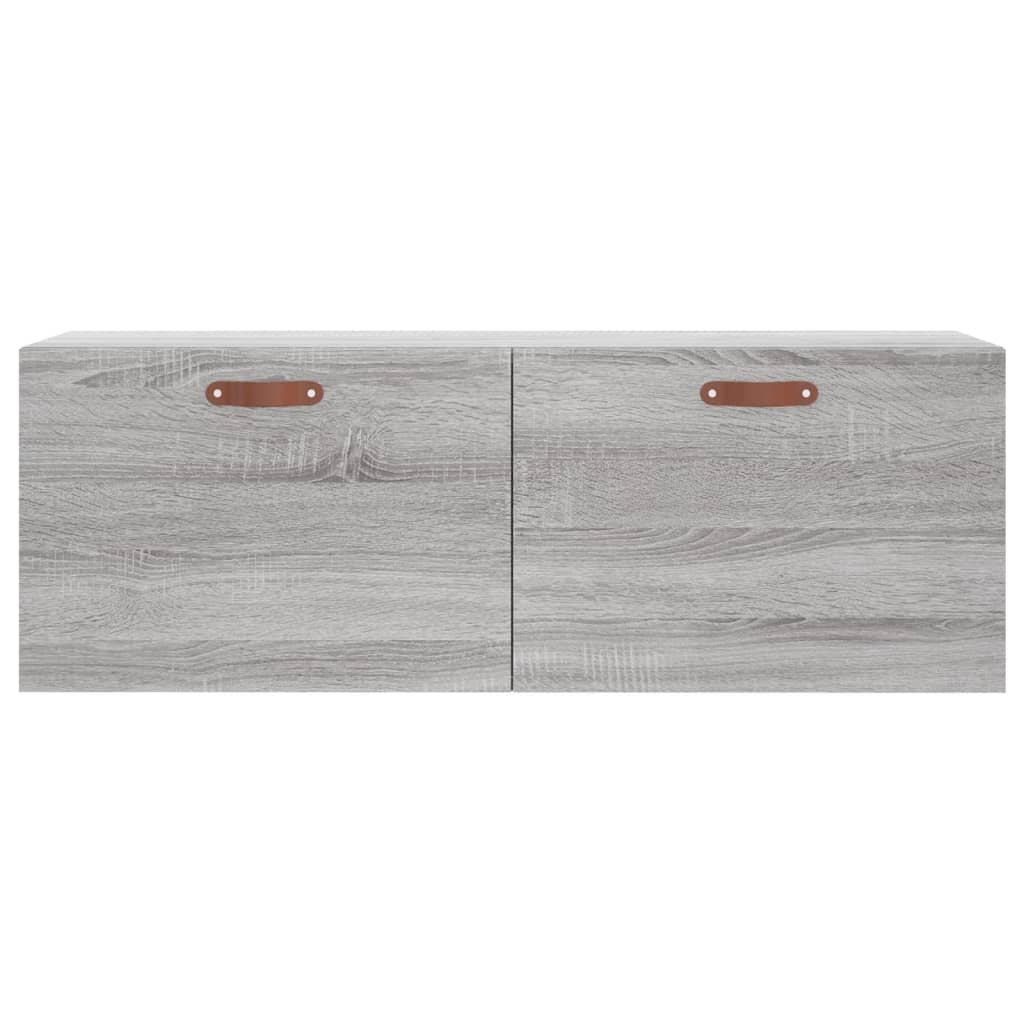 Zidni ormarić siva boja hrasta 100x36,5x35 cm konstruirano drvo