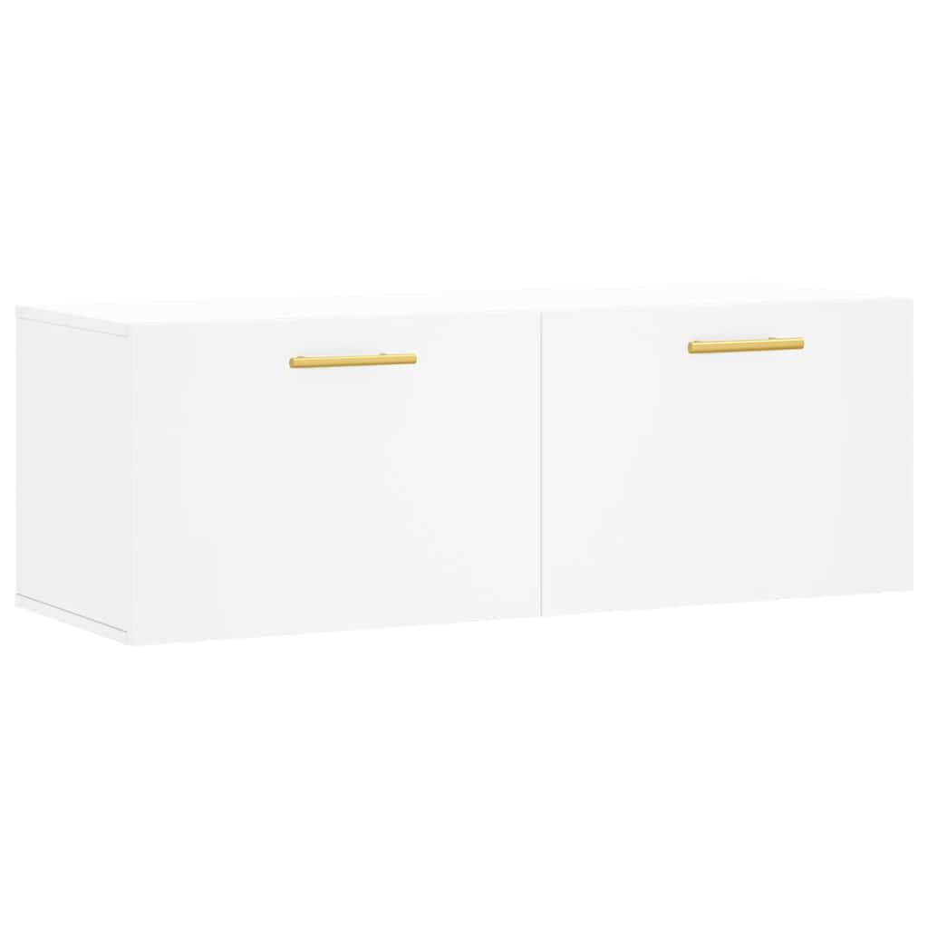 Zidni ormarić bijeli 100 x 36,5 x 35 cm od konstruiranog drva