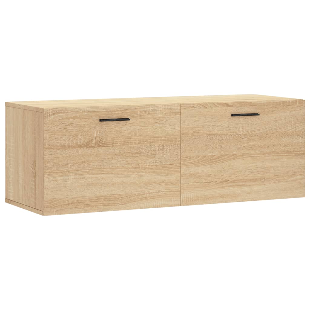 Zidni ormarić boja hrasta 100 x 36,5 x 35 cm konstruirano drvo
