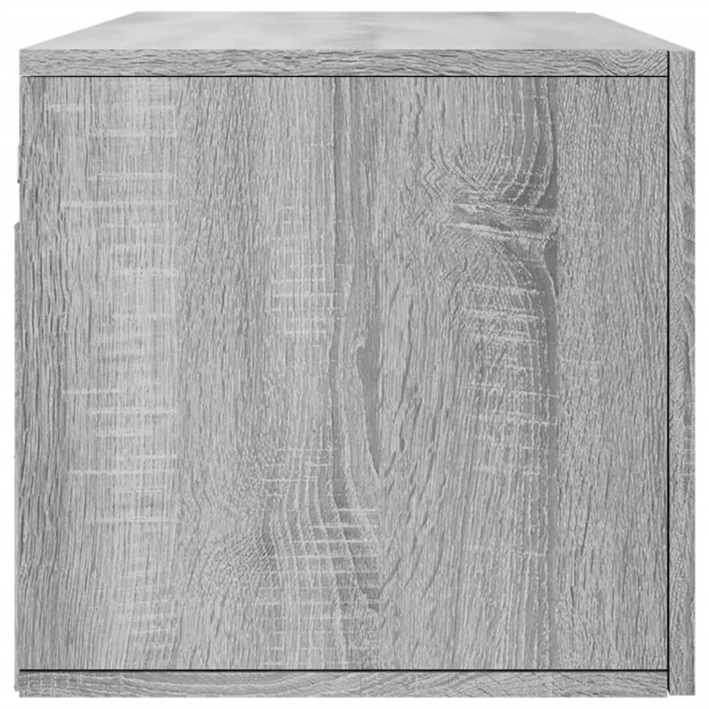Zidni ormarić siva boja hrasta 100x36,5x35 cm konstruirano drvo