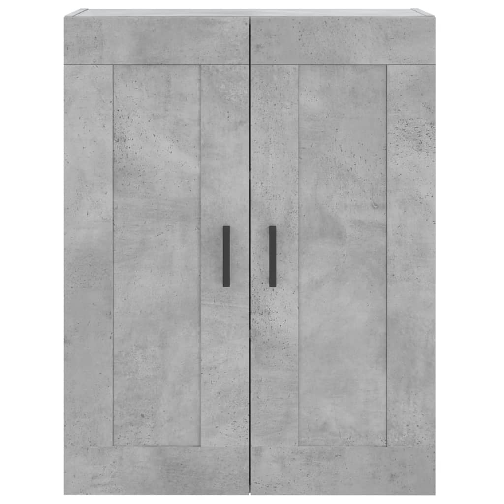 Zidni ormarić siva boja betona 69,5x34x90 cm konstruirano drvo