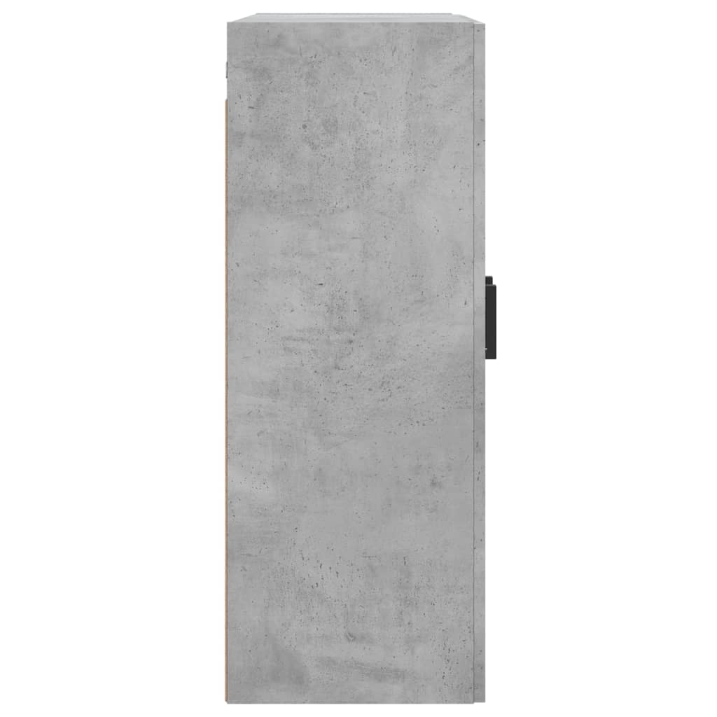 Zidni ormarić siva boja betona 69,5x34x90 cm konstruirano drvo