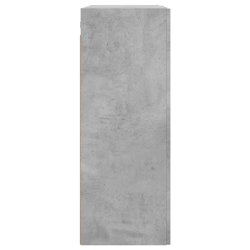 Zidni ormarić siva boja betona 69,5x34x90 cm konstruirano drvo