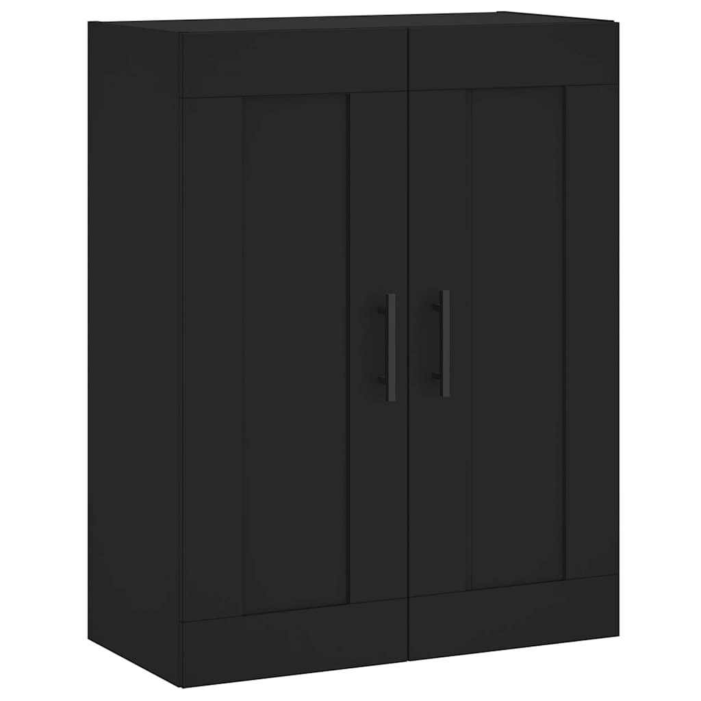 Zidni ormarić crni 69,5 x 34 x 90 cm od konstruiranog drva