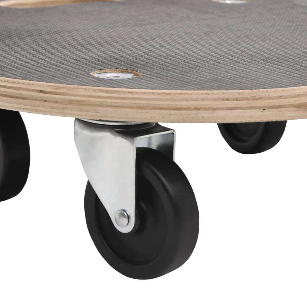 Transportna kolica 2 kom pravokutna Ø 38 x 11,5 cm 250 kg