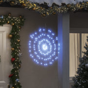 Božićna svjetla zvjezdani prasak 140 LED 8 k hladna bijela 17cm