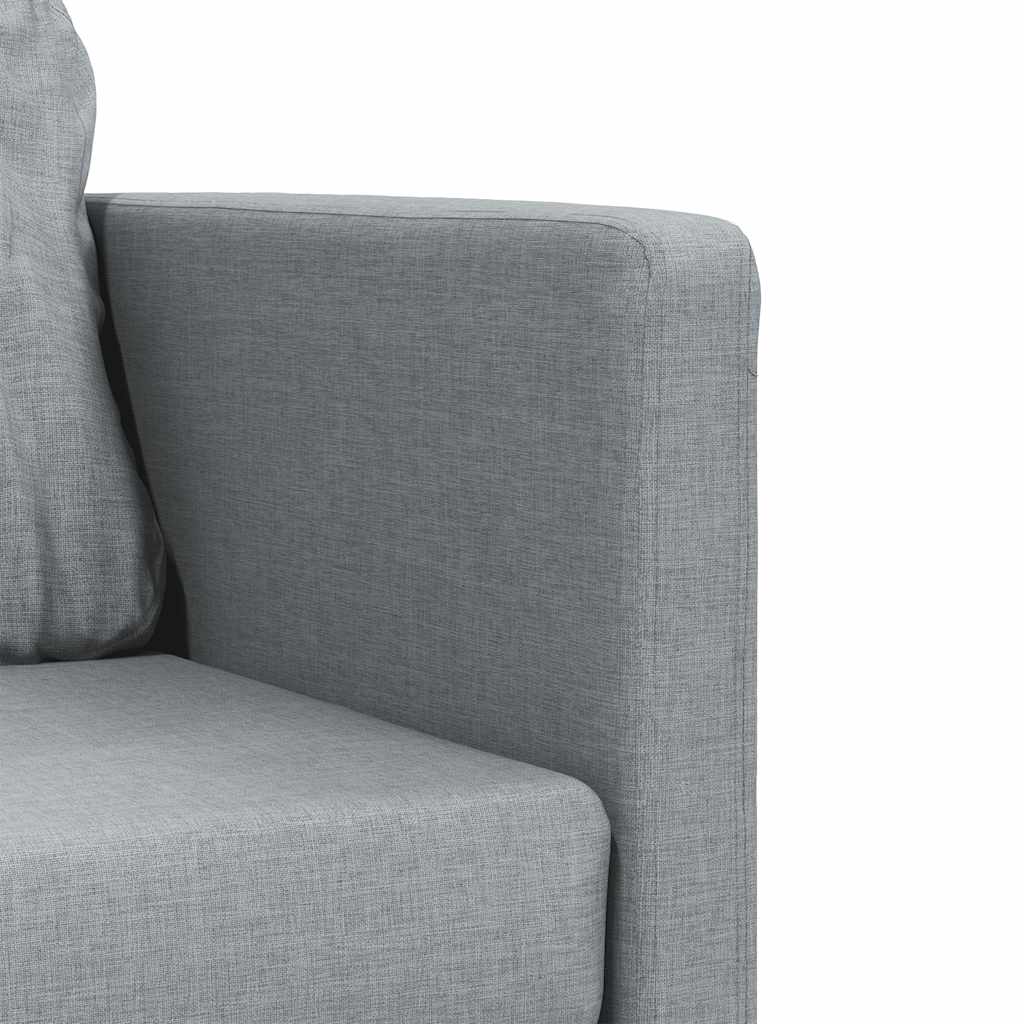 Podni kauč na razvlačenje 2-u-1 svjetlosivi 112x174x55cm baršun