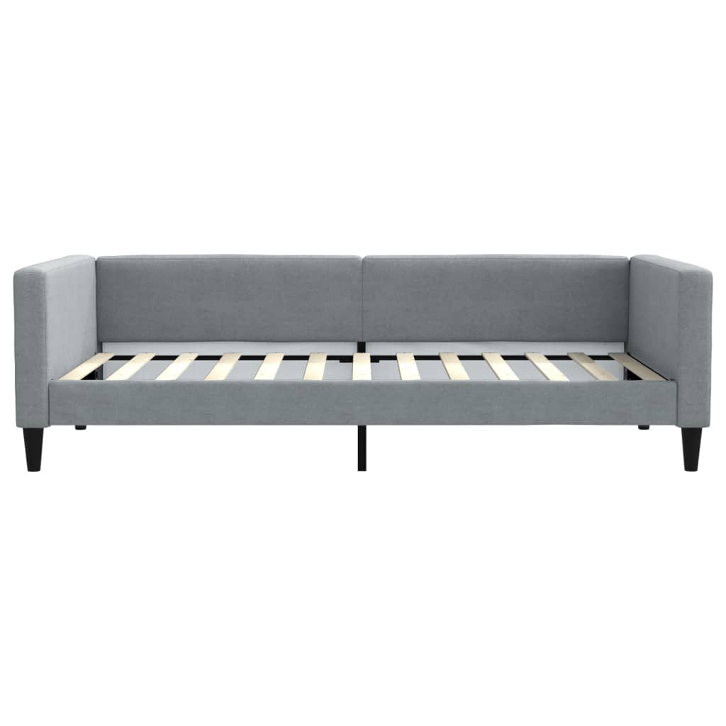 Dnevni krevet svjetlosivi 100 x 200 cm od tkanine