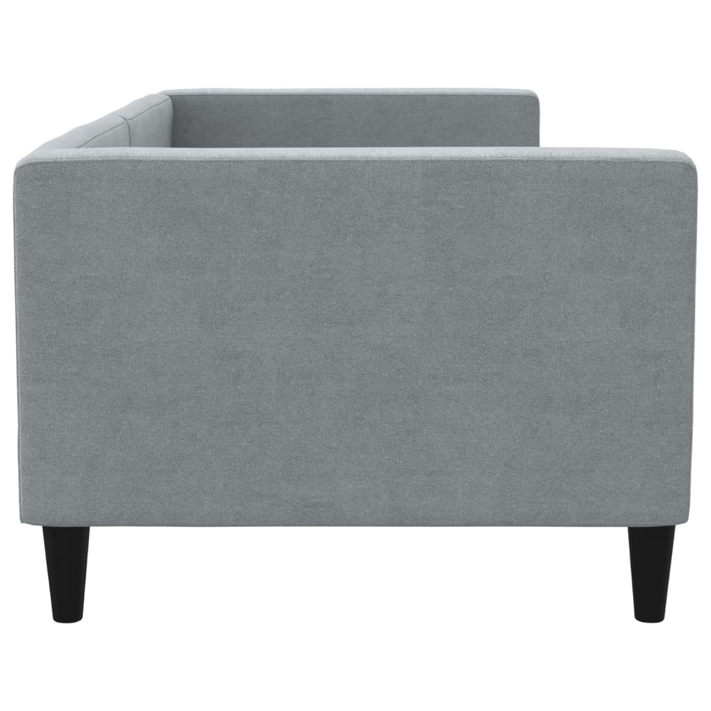 Dnevni krevet svjetlosivi 90 x 190 cm od tkanine