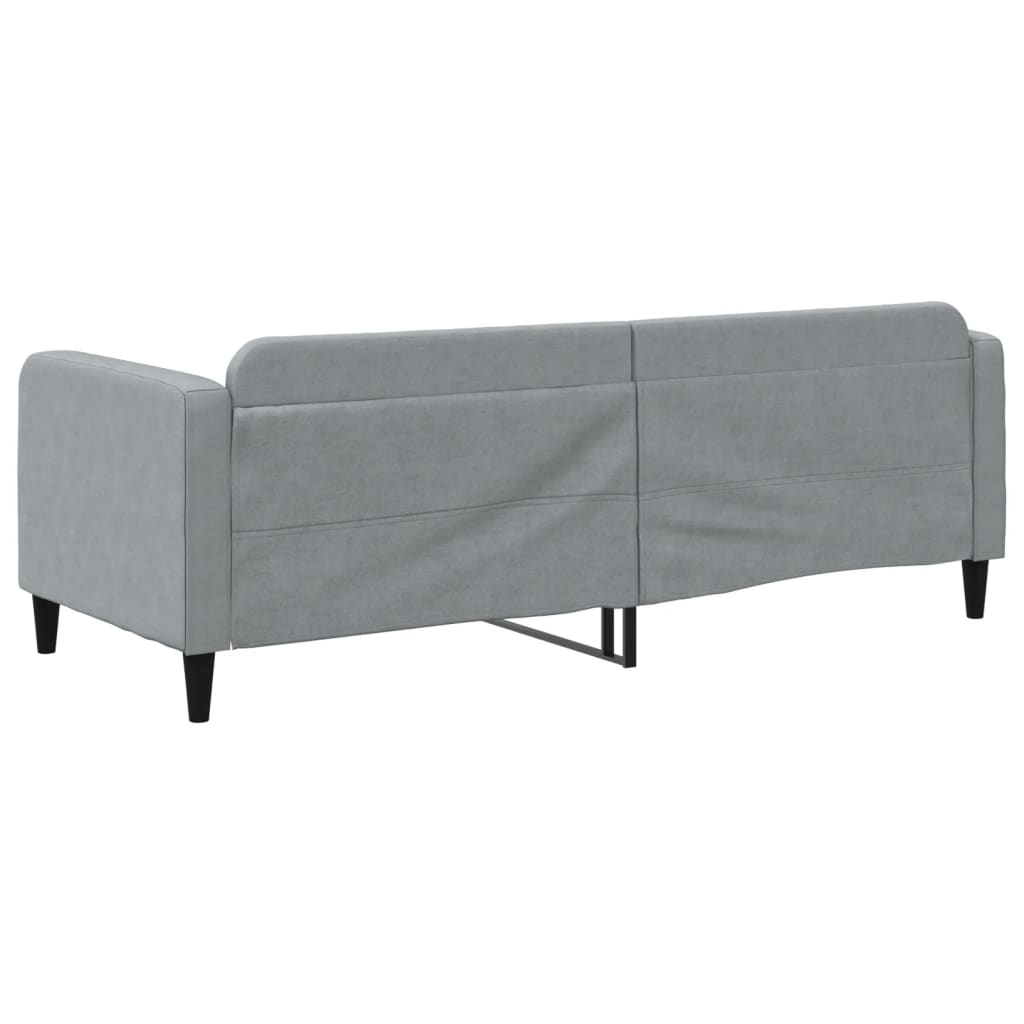 Dnevni krevet svjetlosivi 80 x 200 cm od tkanine