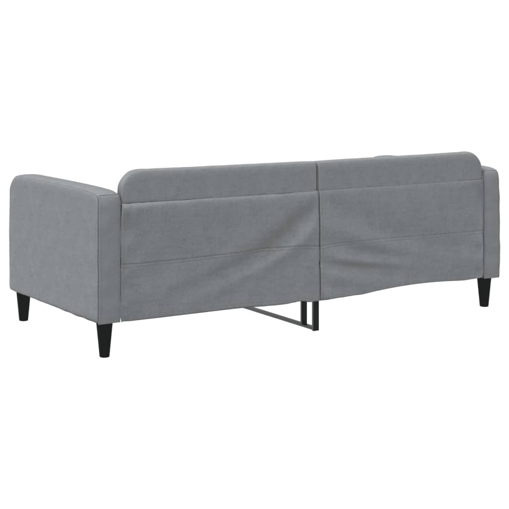Dnevni krevet svjetlosivi 90 x 200 cm od tkanine