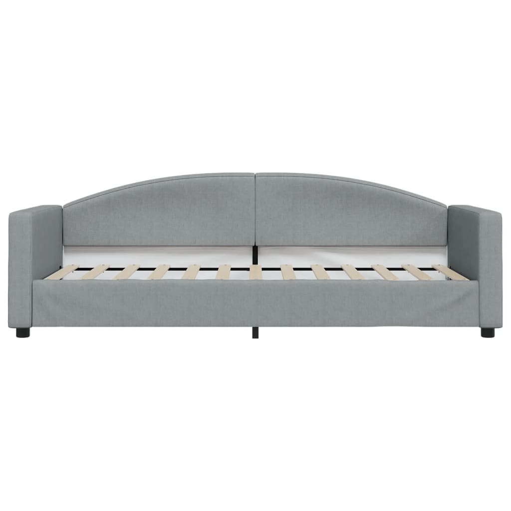 Dnevni krevet svjetlosivi 80 x 200 cm od tkanine