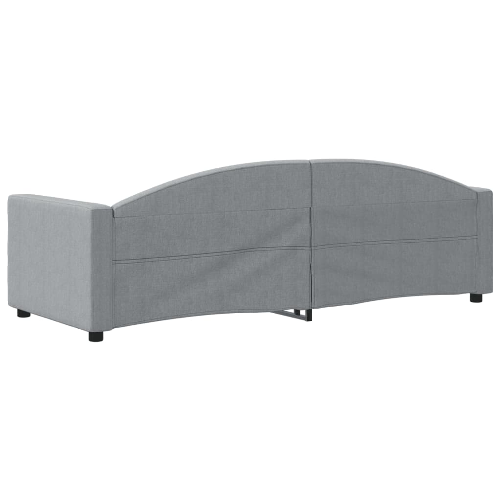Dnevni krevet svjetlosivi 80 x 200 cm od tkanine