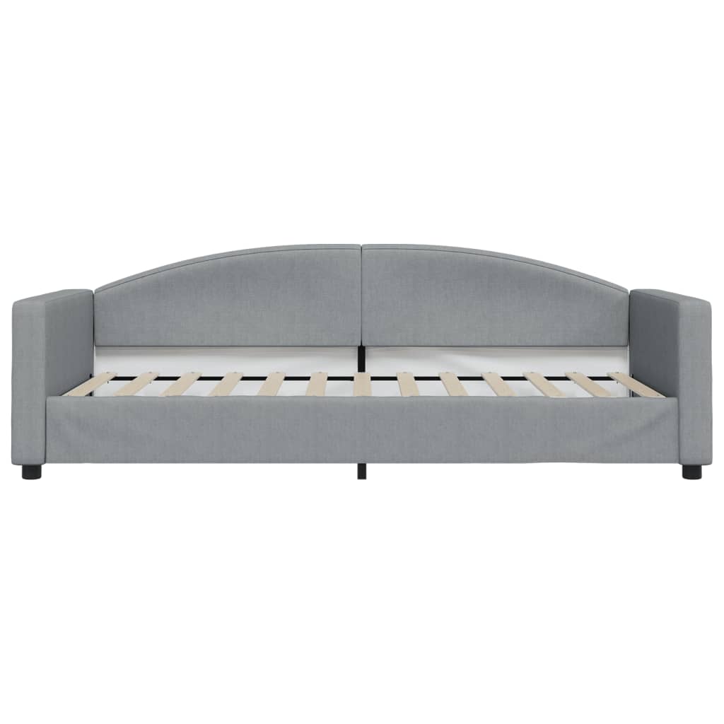 Dnevni krevet svjetlosivi 90 x 200 cm od tkanine