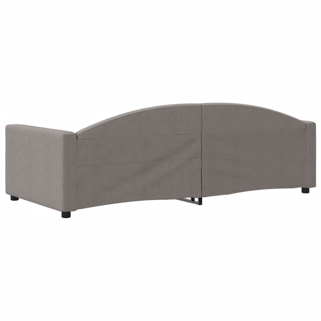 Dnevni krevet smeđesivi 90 x 200 cm od tkanine
