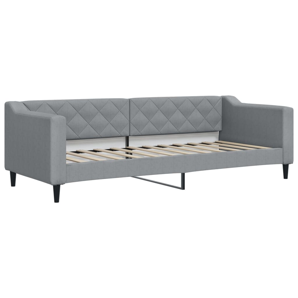 Dnevni krevet svjetlosivi 80 x 200 cm od tkanine