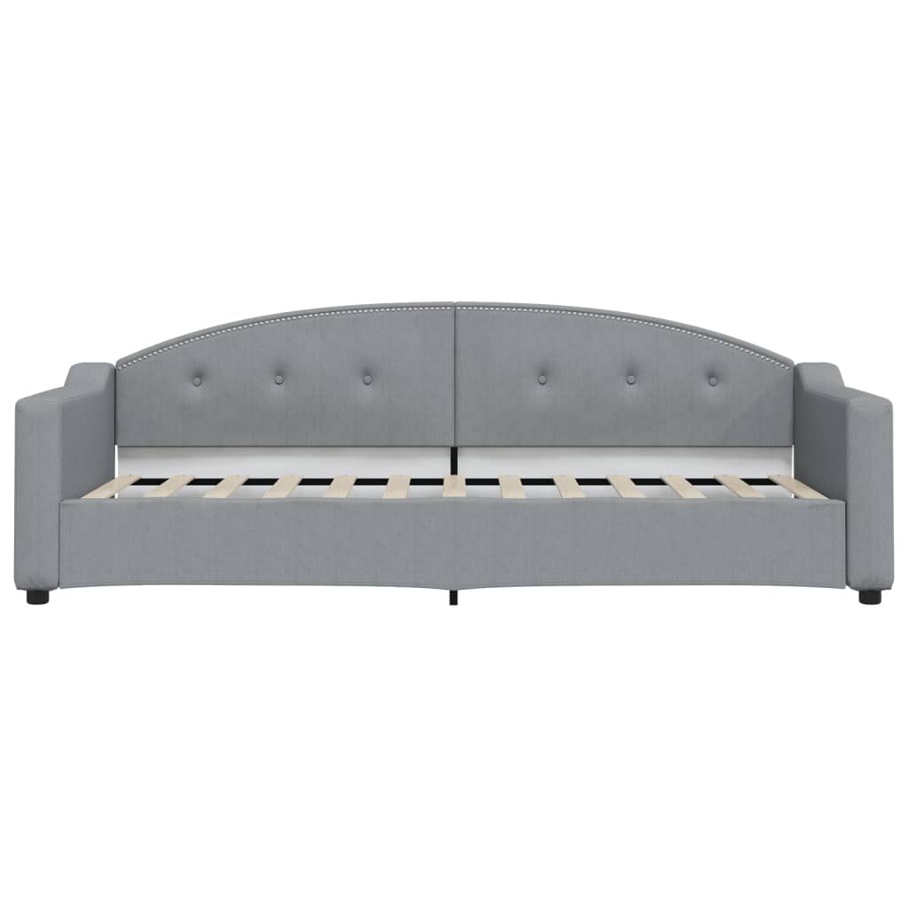 Dnevni krevet svjetlosivi 80 x 200 cm od tkanine