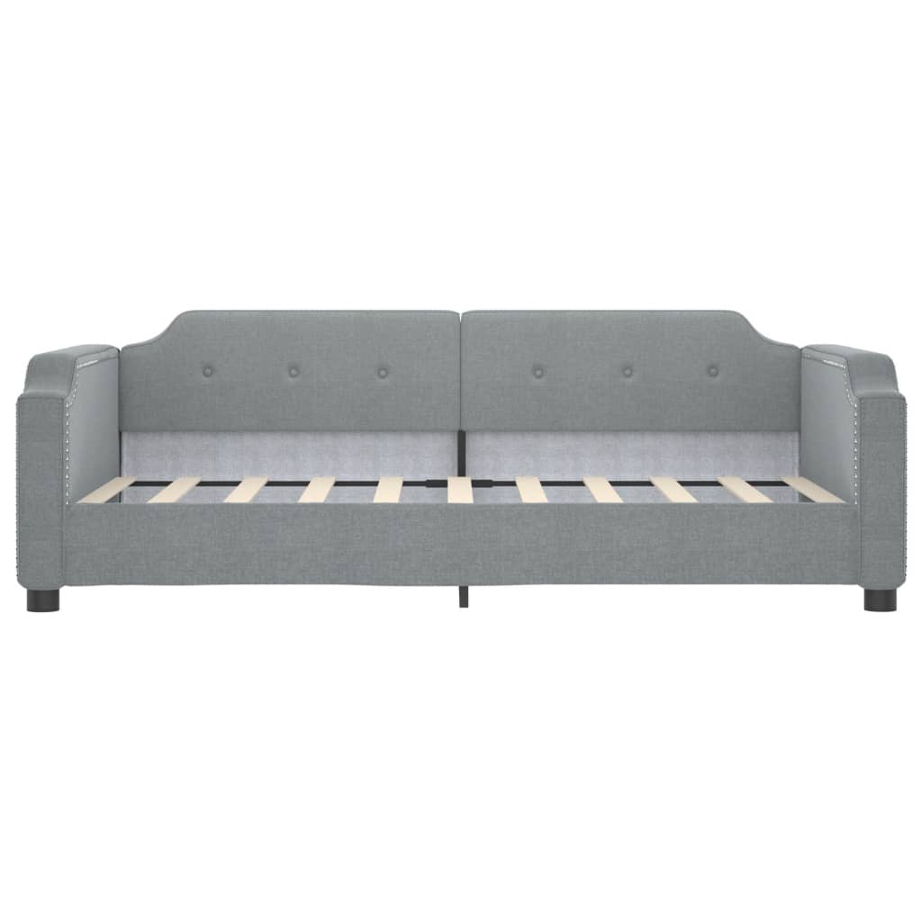 Dnevni krevet svjetlosivi 80 x 200 cm od tkanine
