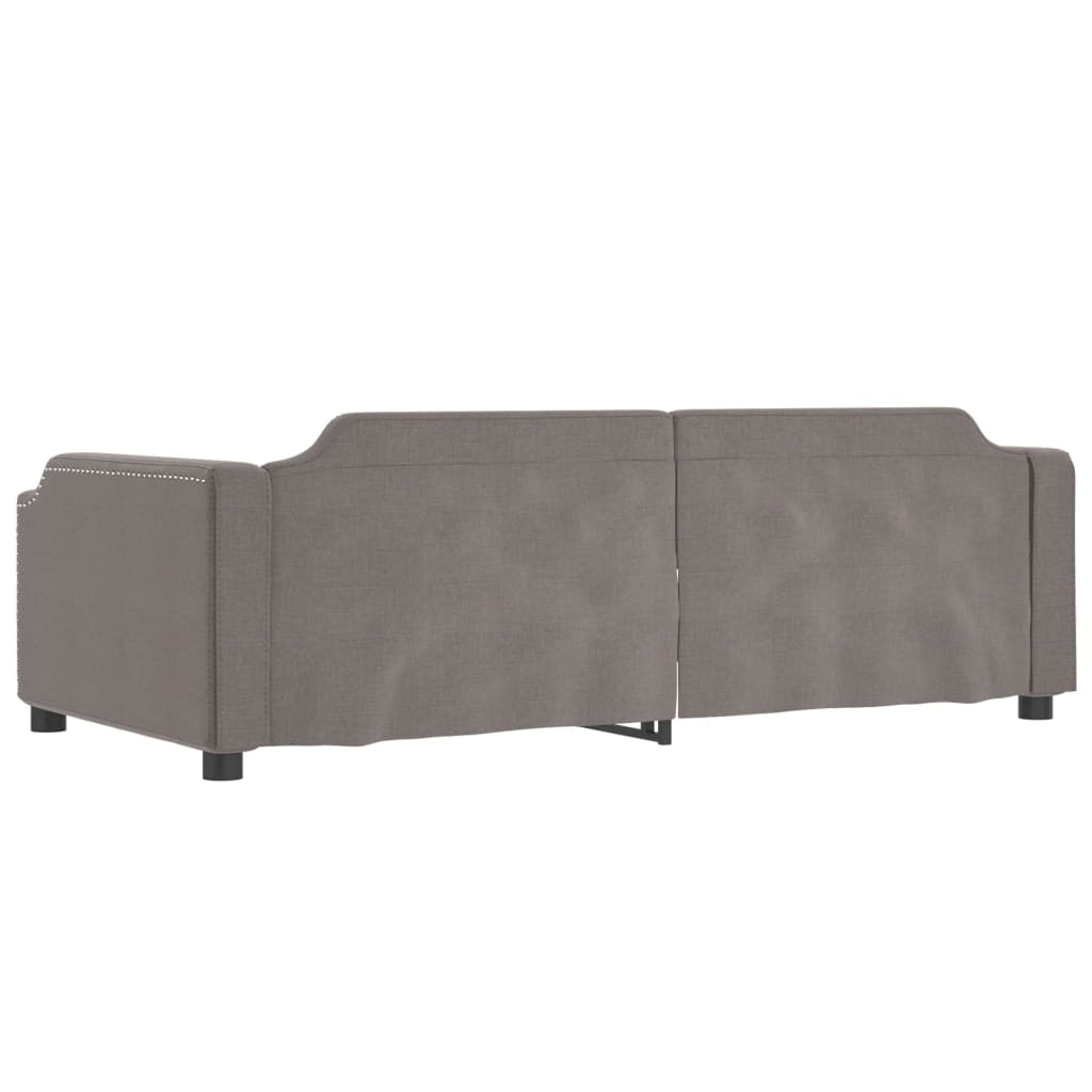 Dnevni krevet smeđesivi 80 x 200 cm od tkanine