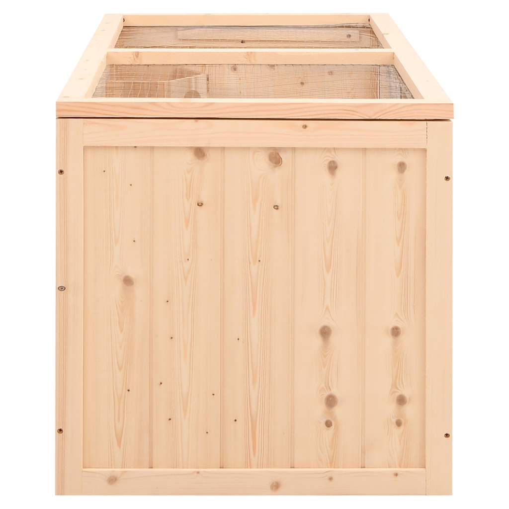 Kavez za hrčka 89,5x45x45 cm Masivno drvo jele