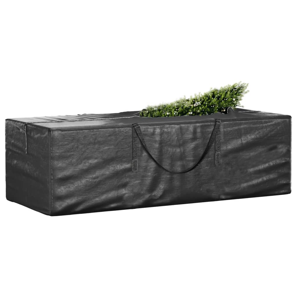 Torba za pohranu božićnog drvca crna 135x40x55 cm polietilen