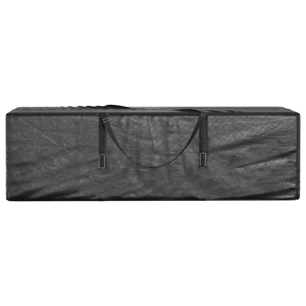 Torba za pohranu božićnog drvca crna 135x40x55 cm polietilen