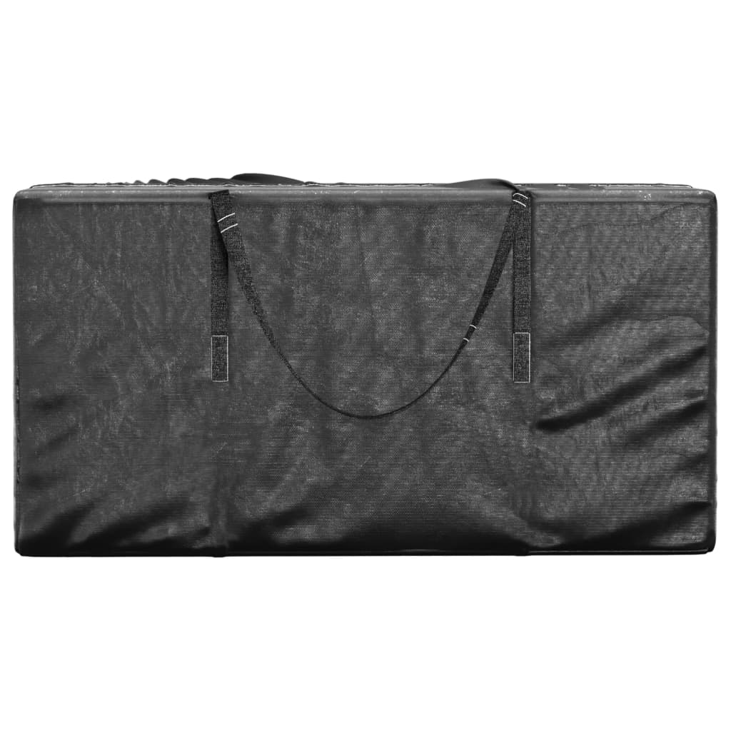 Torba za pohranu božićnog drvca crna 150x75x75 cm polietilen