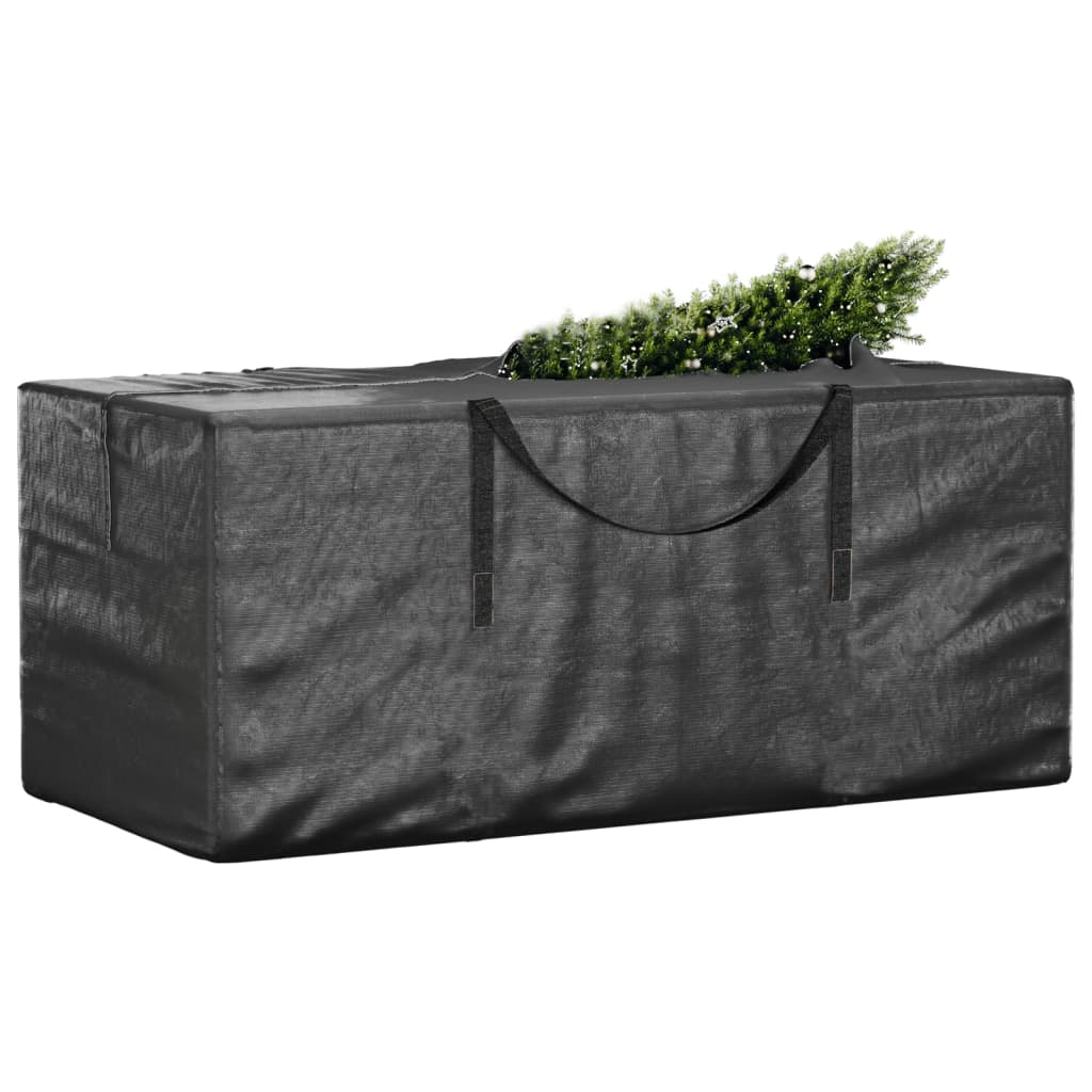 Torbe za pohranu božićnog drvca 2 kom crne od polietilena