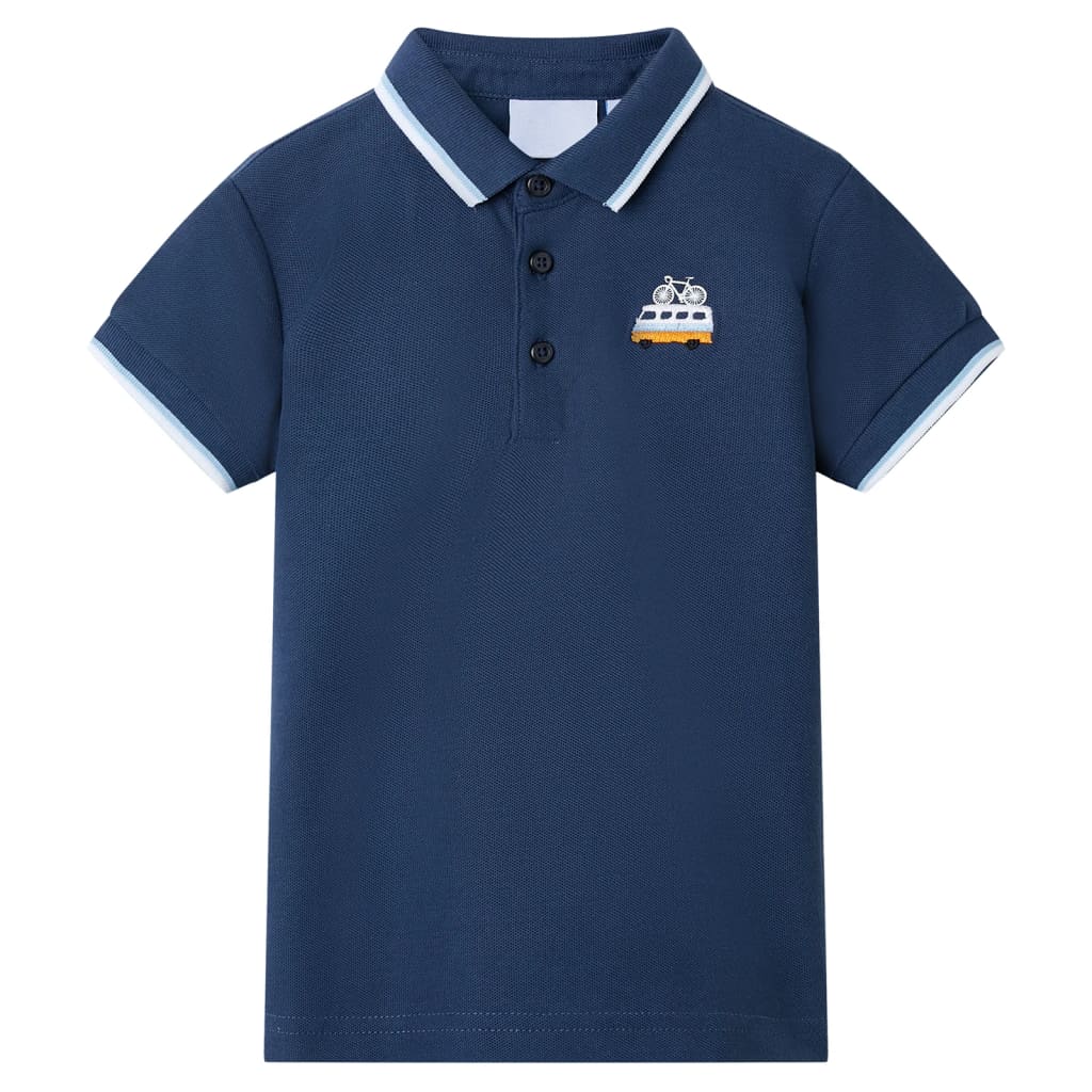 Dječja polo majica tamnoplava 92