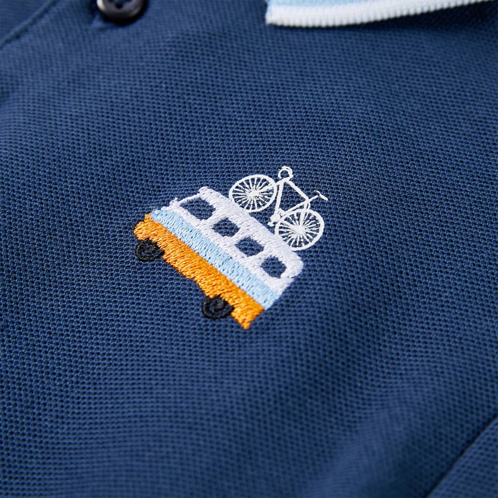 Dječja polo majica tamnoplava 92