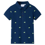 Dječja polo majica modra 104