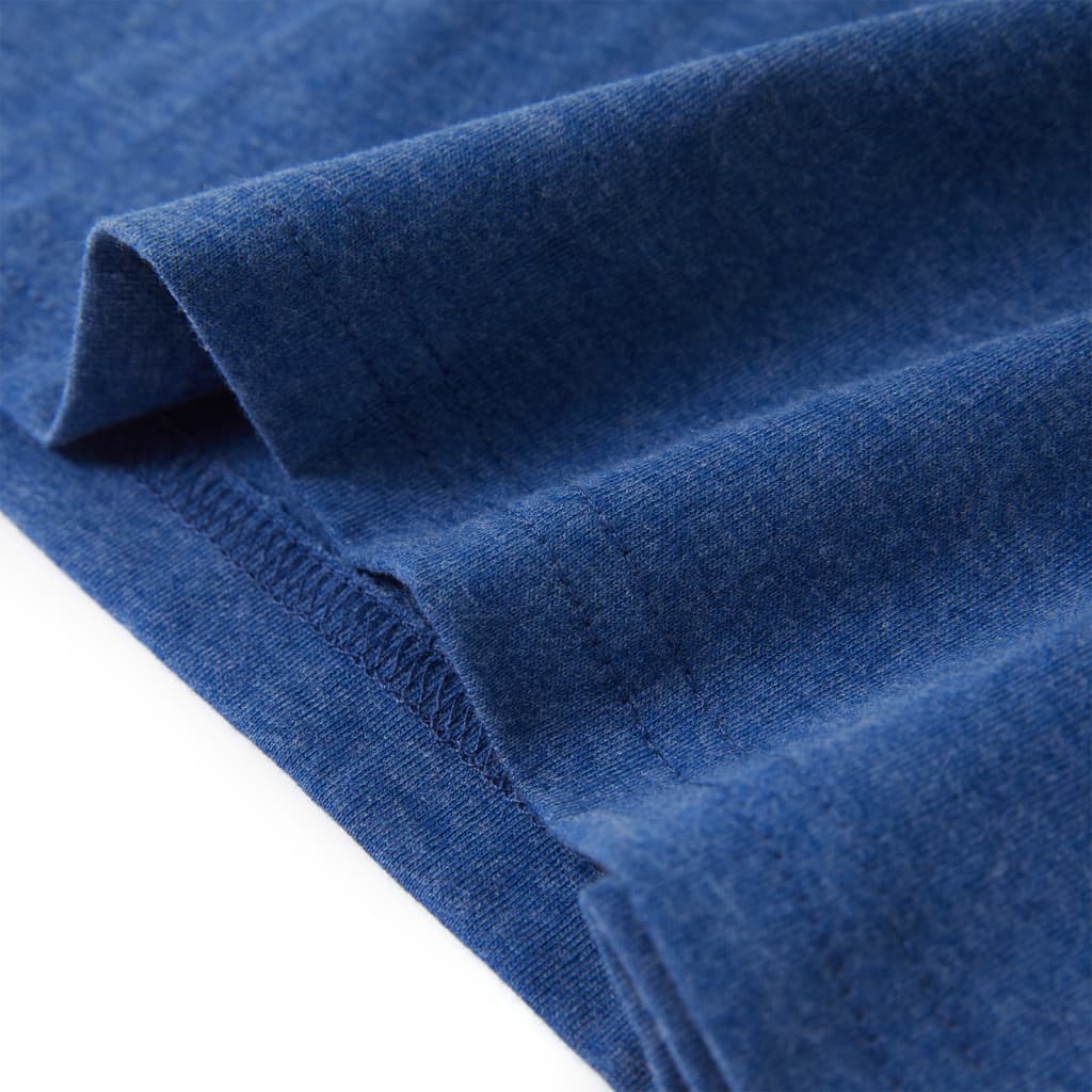 Dječja majica tamnoplava prošarana 128