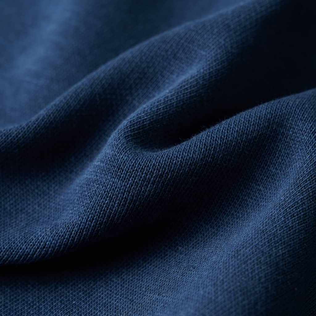 Dječja topla majica indigo plava 104