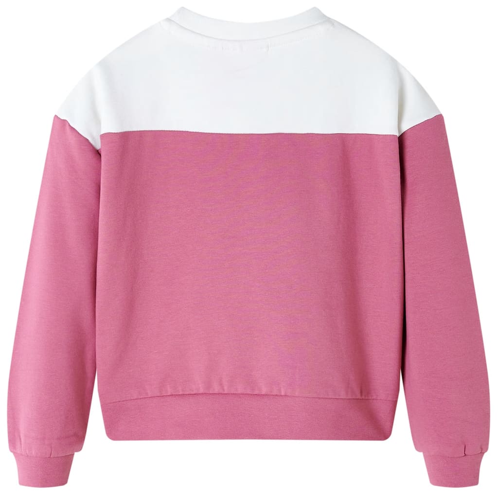 Dječja topla majica boja maline 92