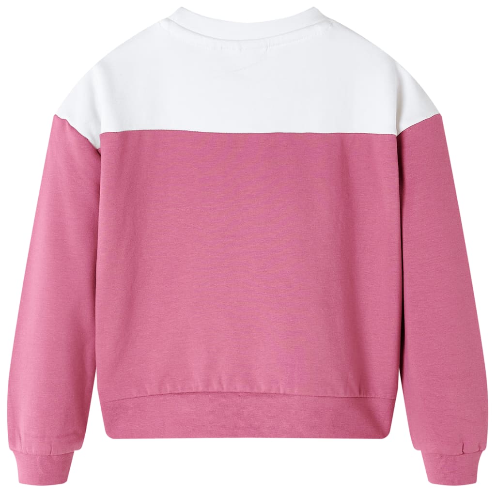 Dječja topla majica boja maline 116