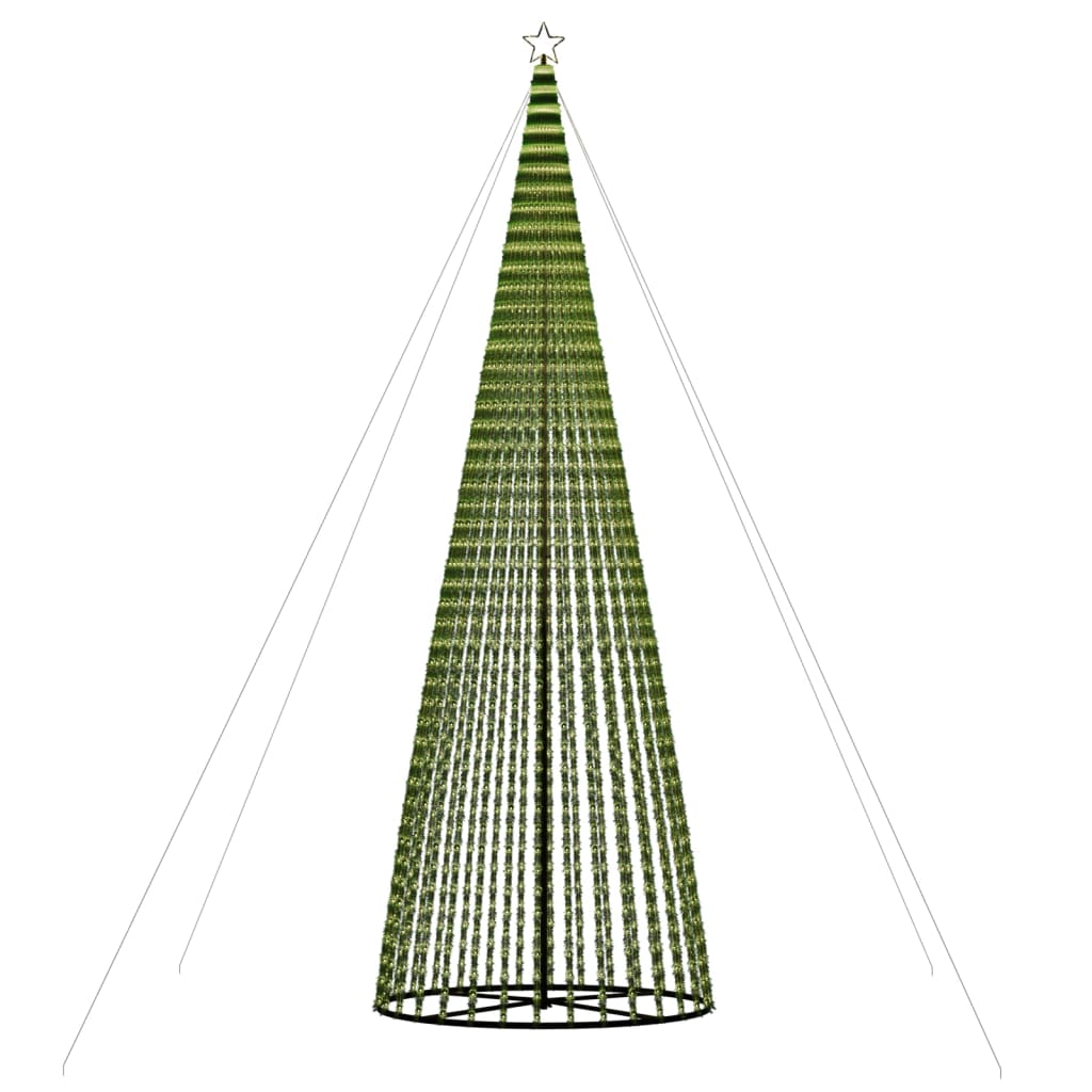 LED božićno drvce 1544 LED toplo bijelo 500 cm