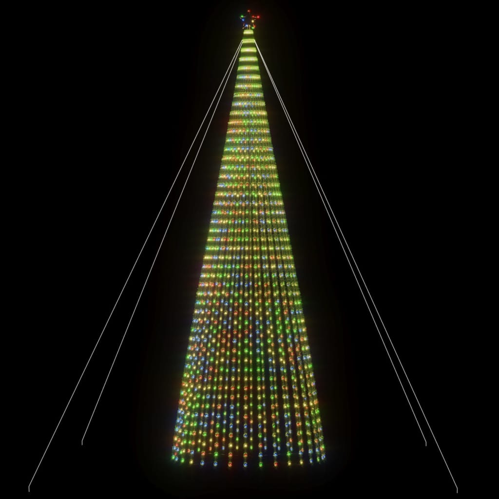 LED božićno drvce 1544 LED šarene 500 cm