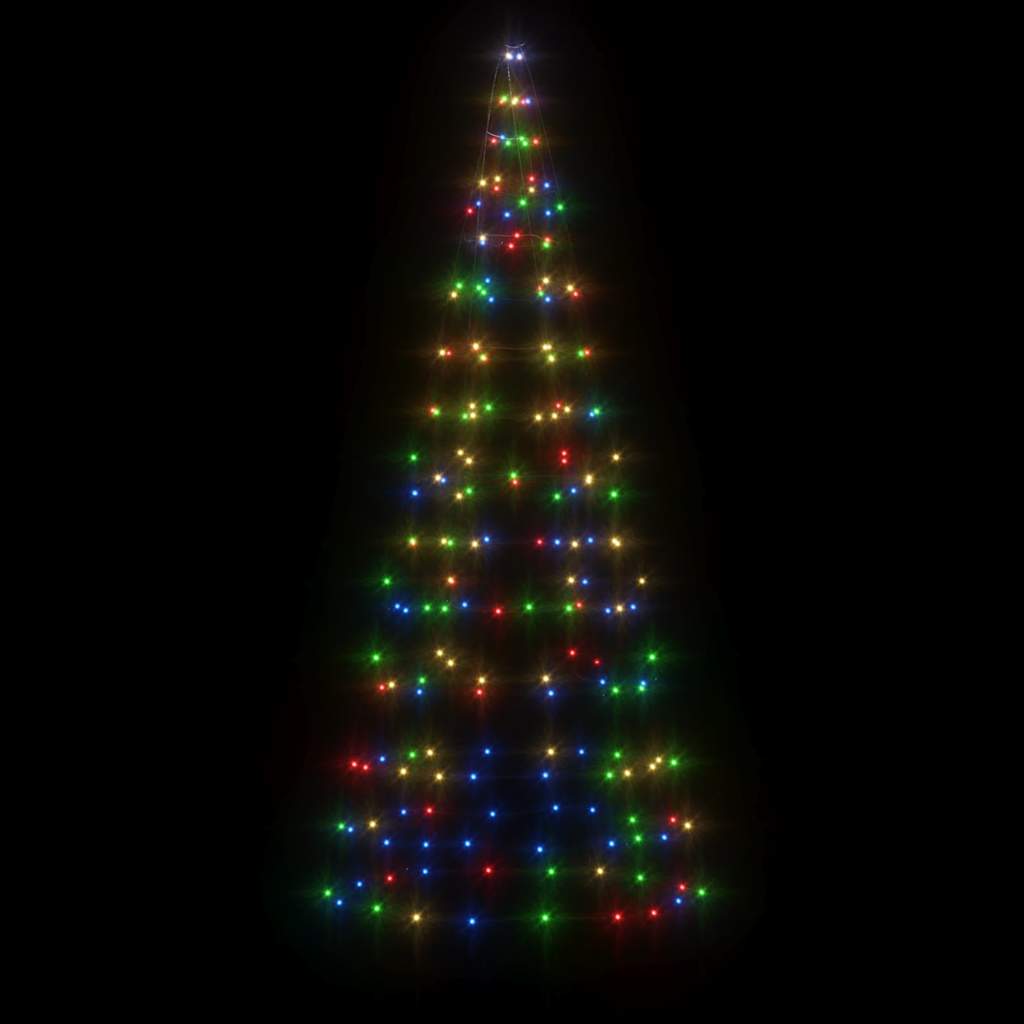 LED božićno drvce 200 LED šarenih 180 cm