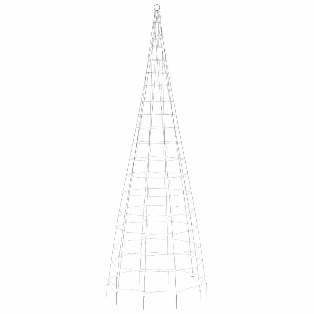 LED božićno drvce 550 LED hladno bijelo 300 cm