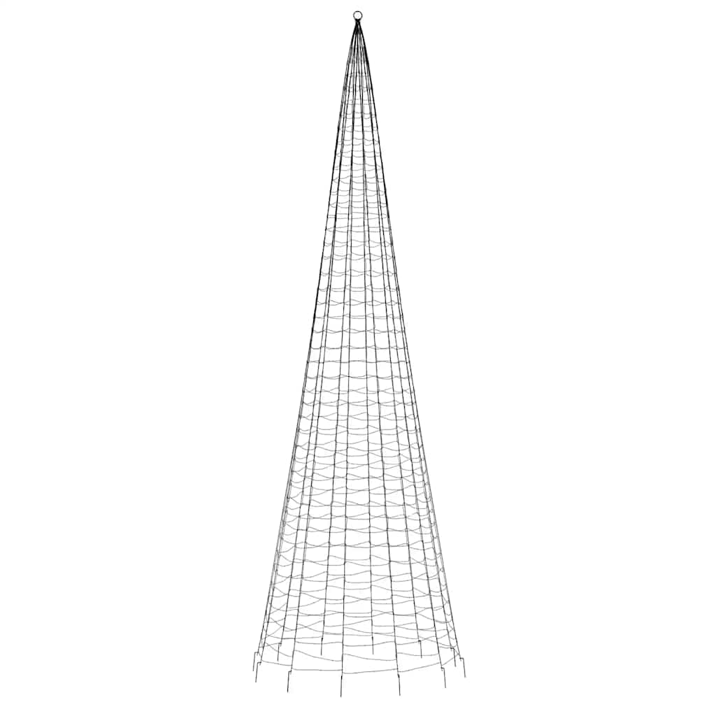 LED božićno drvce 1534 LED toplo bijelo 500 cm