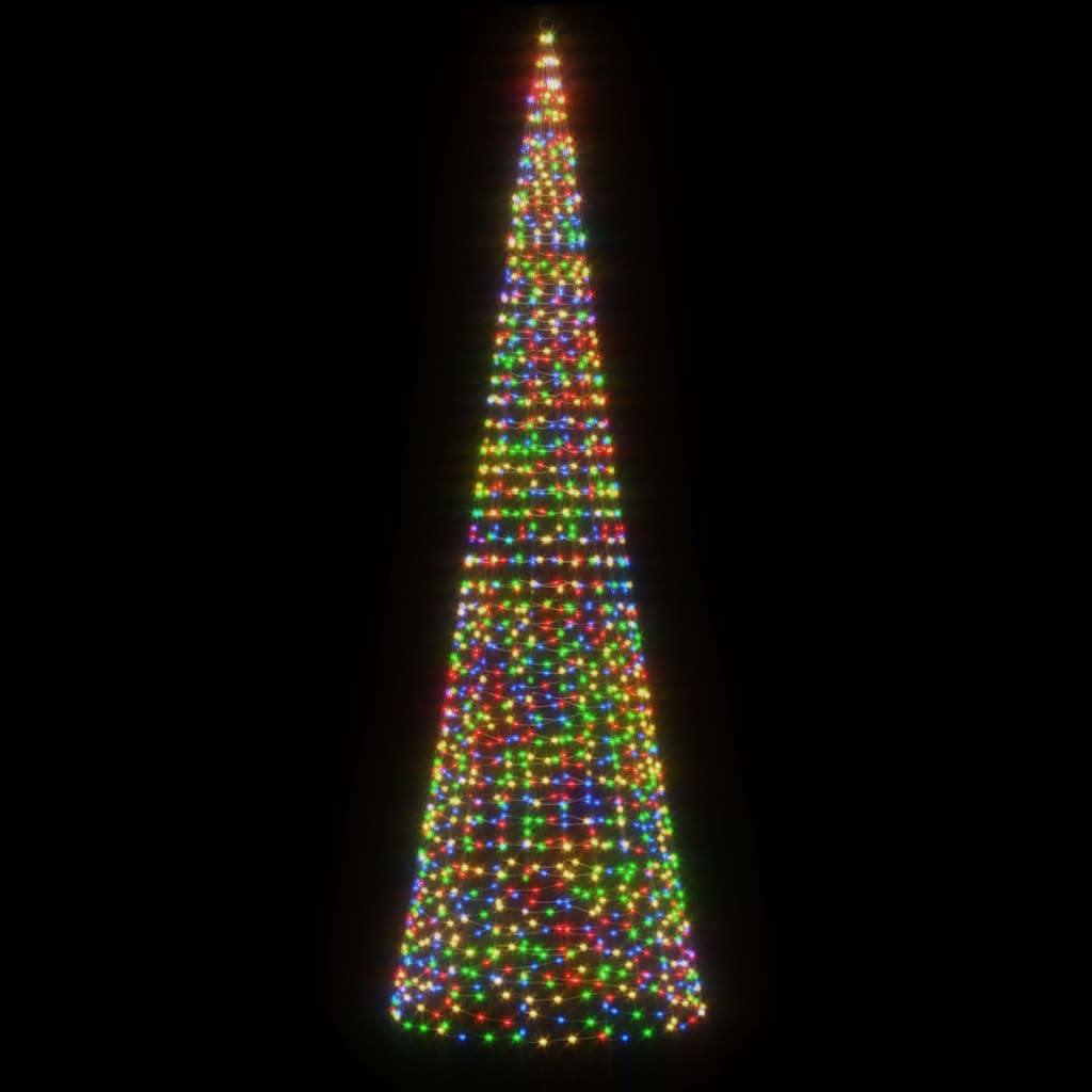 LED božićno drvce 1534 LED šarene 500 cm