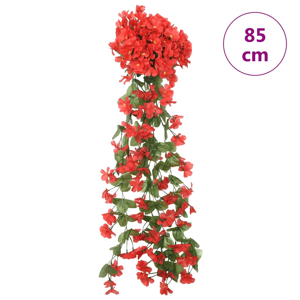 Cvjetni vijenci 3 kom crveni 85 cm