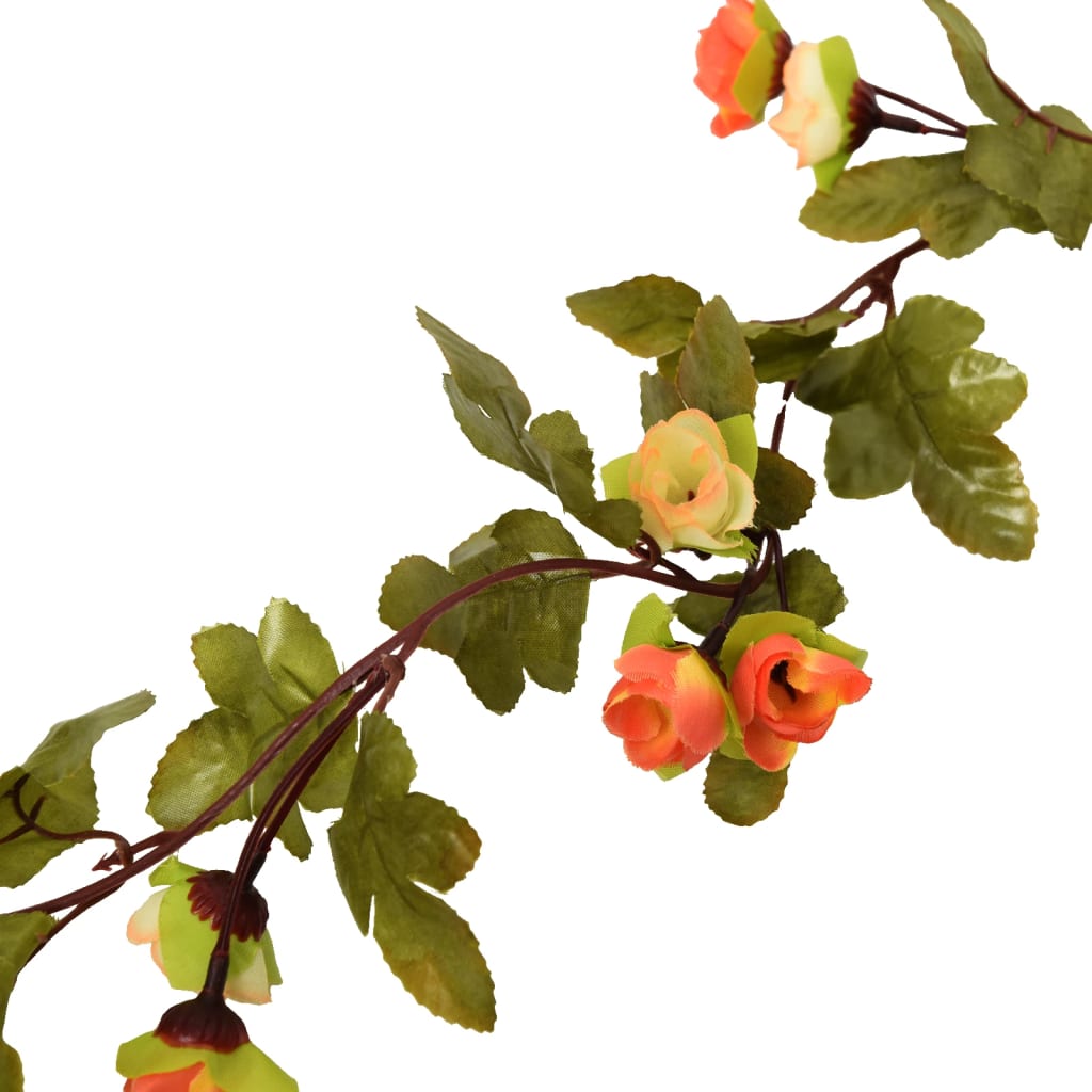 Cvjetni vijenci 6 kom crvena boja sutona 215 cm