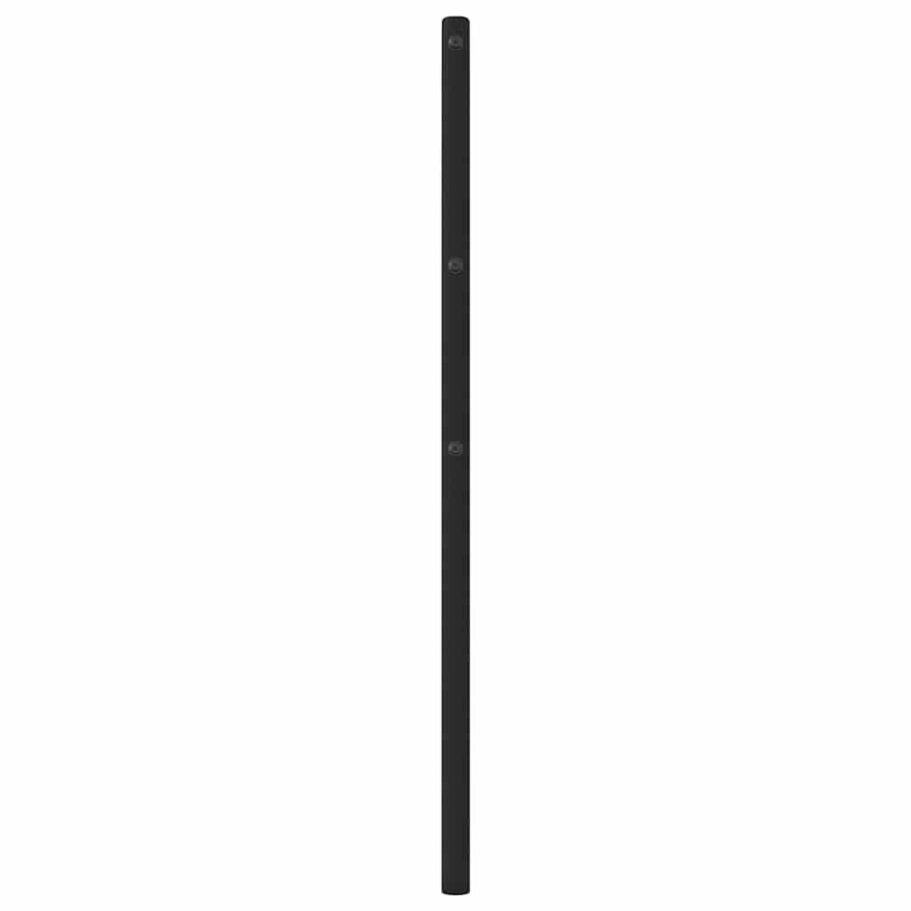Metalno zamjensko uzglavlje crno 193 cm