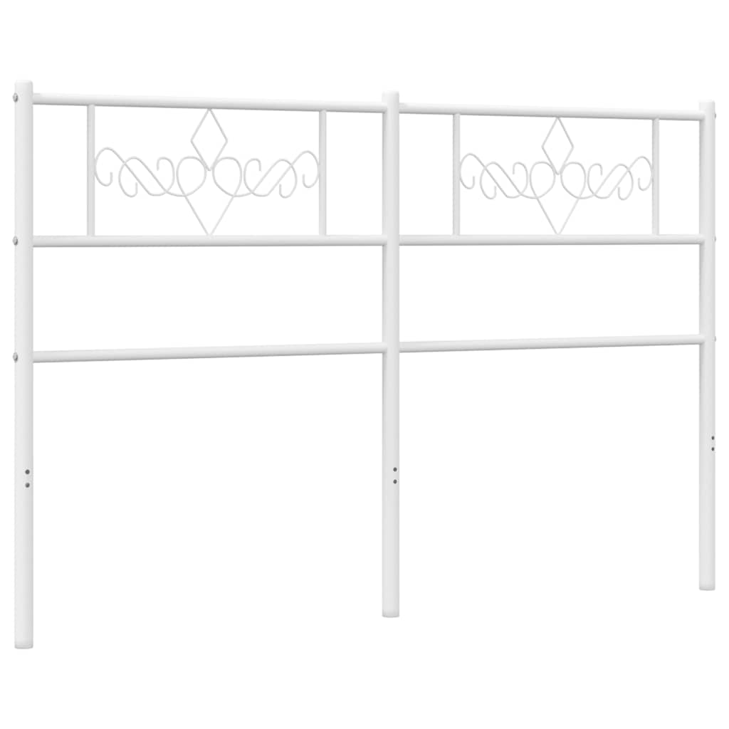 Metalno zamjensko uzglavlje bijelo 120 cm